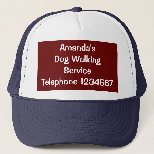 GORRA DE CAMIONERO COMERCIOS, EL CAMINAR DEL PERRO (Anverso)