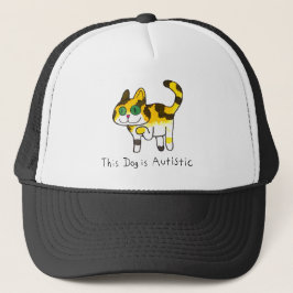 Gorra De Camionero Cómic Divertido de Perro Autista Adorable