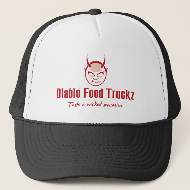 Gorra De Camionero Comida Truckz de Diablo (Anverso)