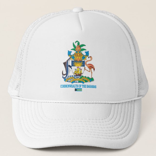 Gorra De Camionero Commonwealth of Bahamas COA (Anverso)