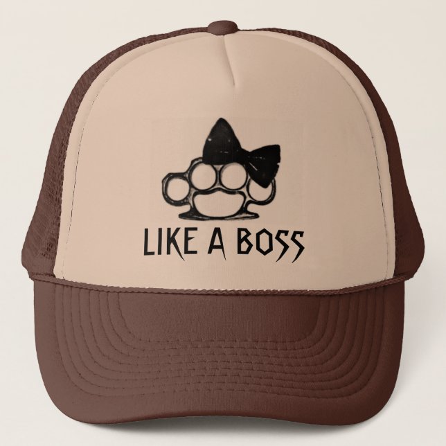 Gorra De Camionero COMO Boss-KnuckleBow (Anverso)
