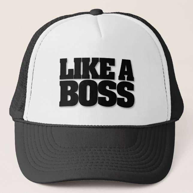 Gorra De Camionero ¡COMO BOSS, un diseño para el jefe! (Anverso)
