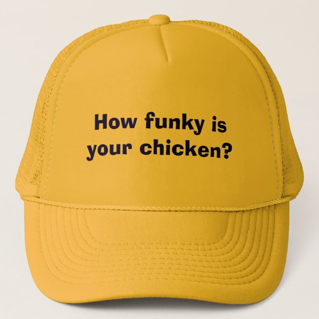 Gorra De Camionero ¿Cómo enrrollado es su pollo? (Anverso)