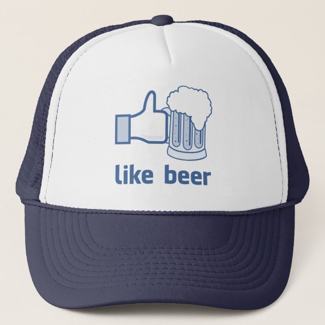 Gorra De Camionero Como la cerveza (Anverso)