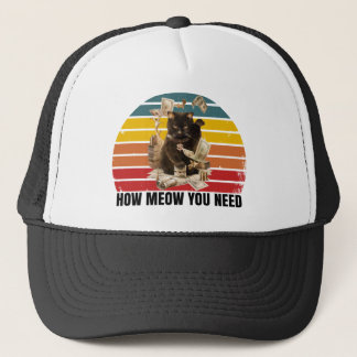 Gorra De Camionero cómo necesito dinero - gato gangsta