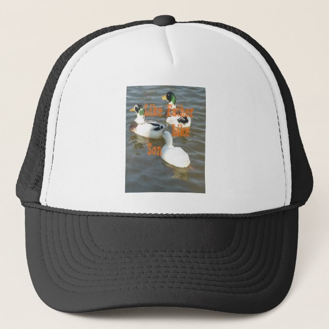 Gorra De Camionero Como Padre Como Hijo. (Anverso)