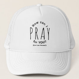Gorra De Camionero Cómo puedo orar por ti Cristiana Inspiradora