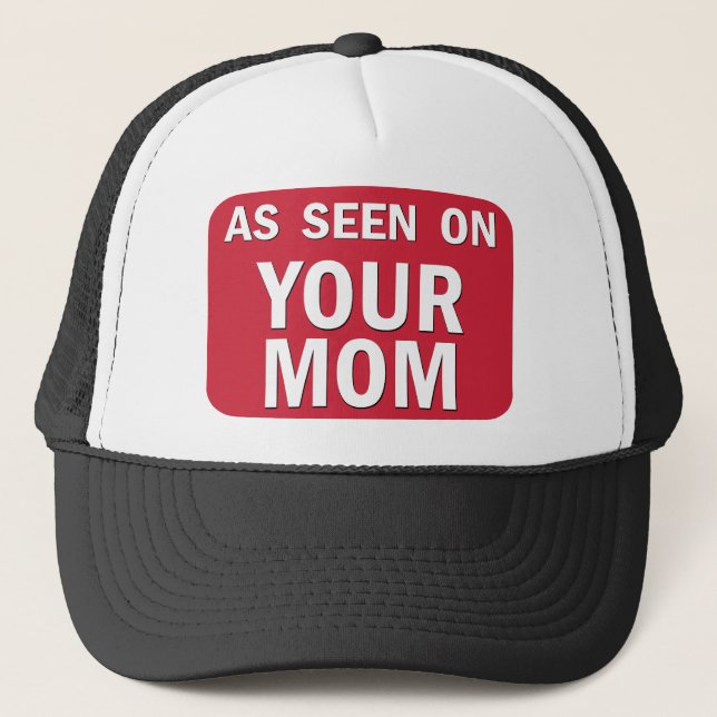 Gorra De Camionero Como Se Ve En Tu Mamá (Anverso)