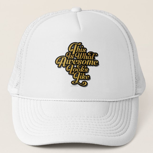 Gorra De Camionero Cómo se ve la asombrosa (Anverso)
