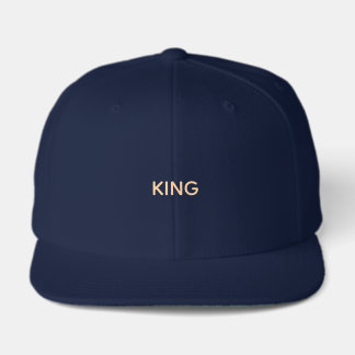 Gorra De Camionero Comodidad personalizada KING Texto Azul marino-Gor