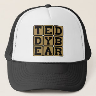 Gorra De Camionero Compañero de cama de osito de peluche