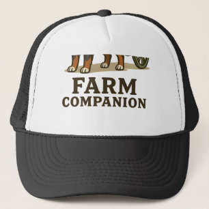 Gorra De Camionero Compañero de granja de trabajo del perro de montañ