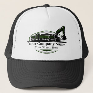 Gorra De Camionero Compañía Constructora Profesional de Equipo Pesado