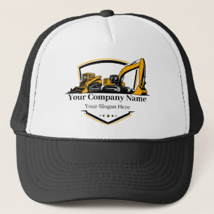 Gorra De Camionero Compañía Constructora Profesional de Equipo Pesado