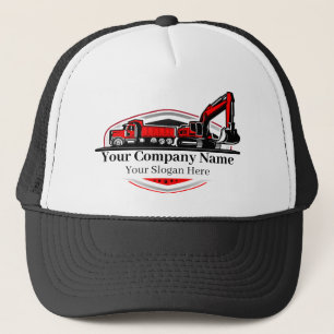 Gorra De Camionero Compañía Constructora Profesional de Equipo Pesado