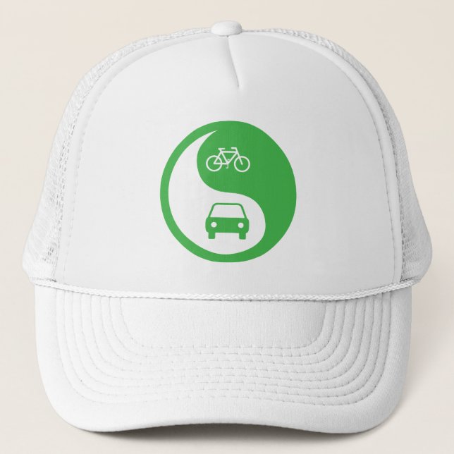 Gorra De Camionero Compartir el camino Yin Yang (Anverso)