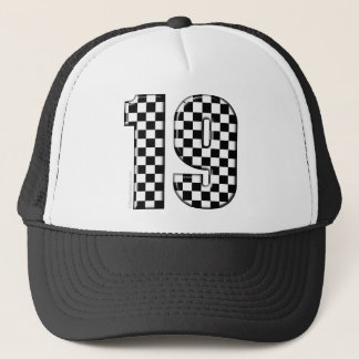 Gorra De Camionero competir con el número 19