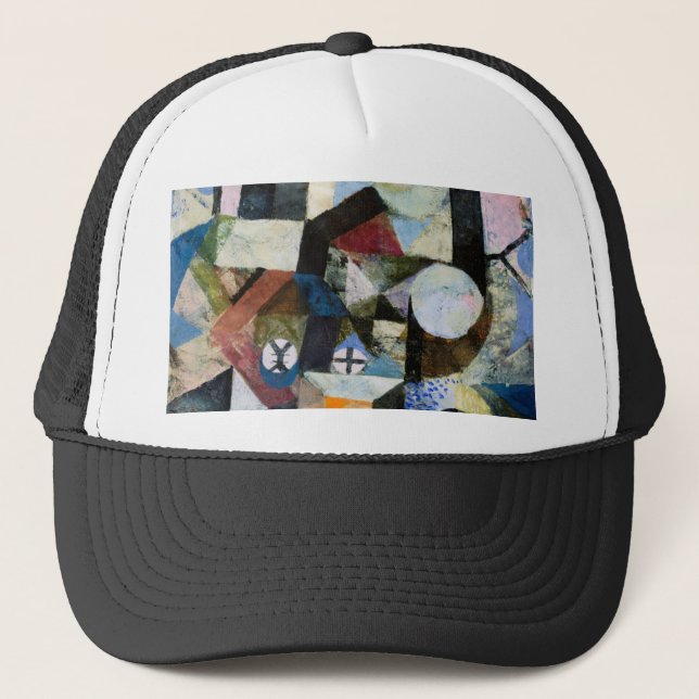 Gorra De Camionero Composición con la mitad amarilla de Paul Klee (Anverso)