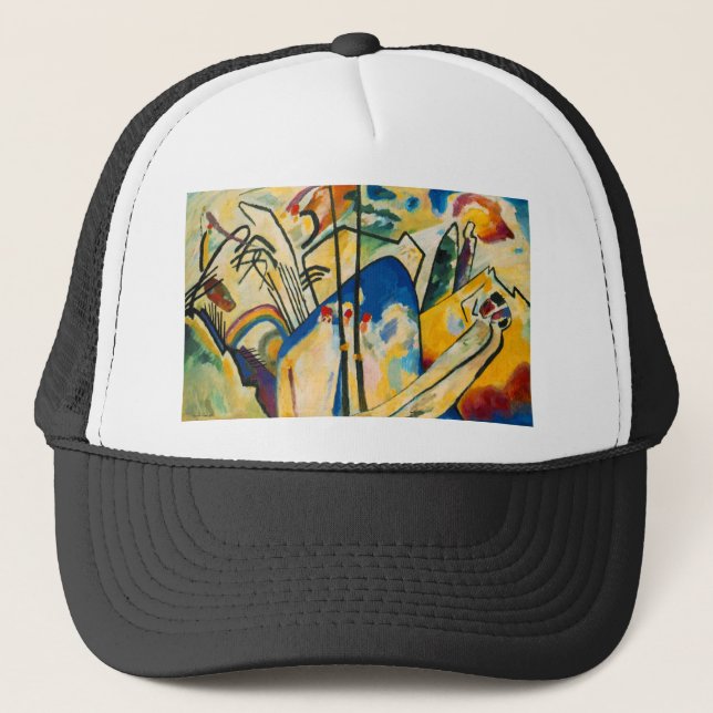 Gorra De Camionero Composición IV de Kandinsky (Anverso)