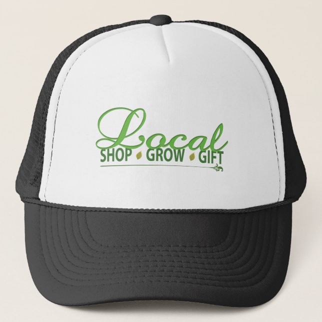 Gorra De Camionero Compra Local, Crece Local, Regala Local (Anverso)
