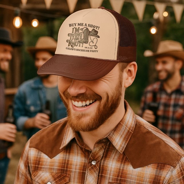 Gorra De Camionero Cómprame una fiesta de Bachelor de Knot (Subido por el creador)