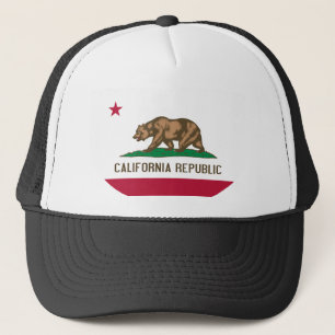 Gorra De Camionero Compre la bandera de California