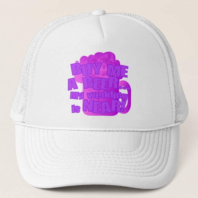 Gorra De Camionero Cómpreme una cerveza (Anverso)