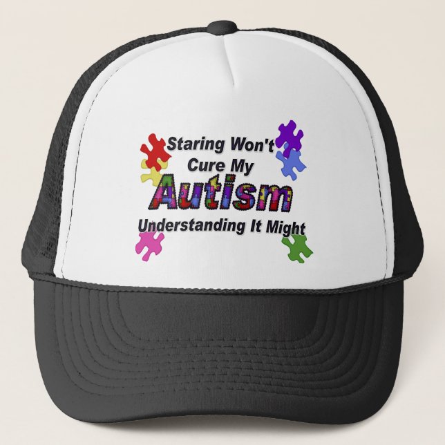 Gorra De Camionero Comprensión del autismo (Anverso)