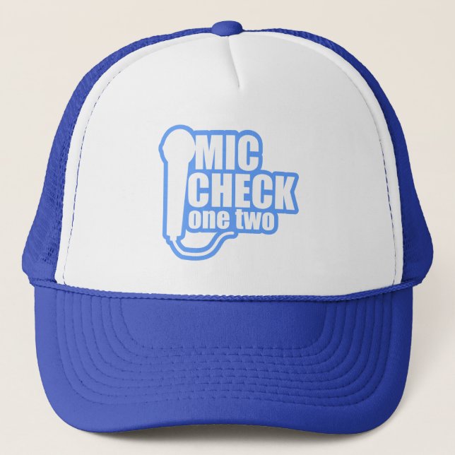 Gorra De Camionero Comprobador de micrófono (Anverso)
