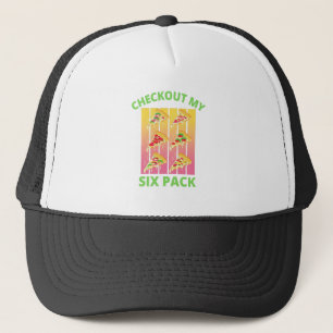 Gorra De Camionero COMPROBAR MI pizza DE SEIS PAQUETES
