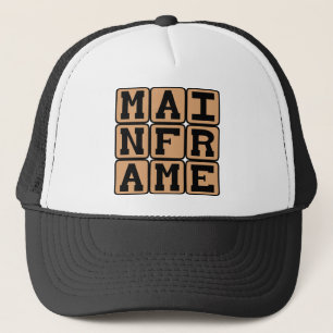 Gorra De Camionero Computadora de mainframe, grande