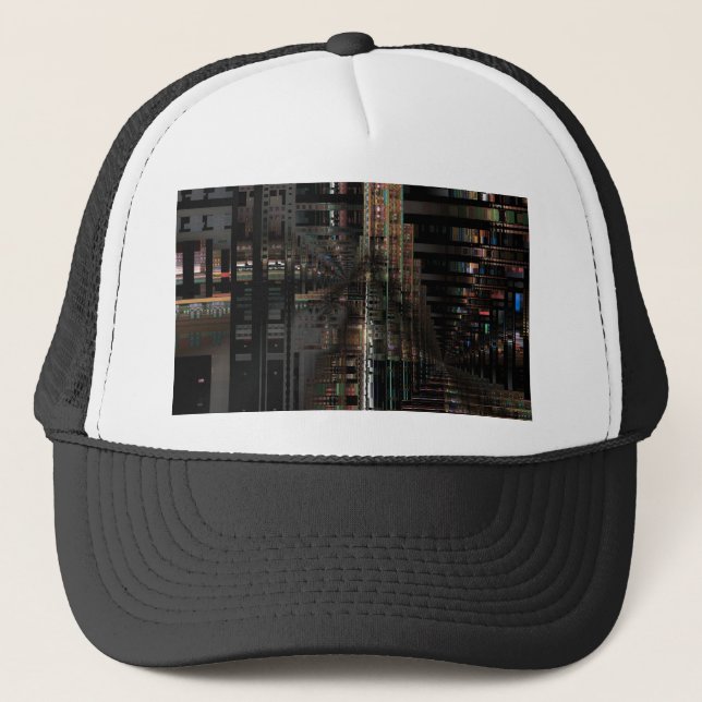 Gorra De Camionero Computadora electrónica de la placa del circuito d (Anverso)