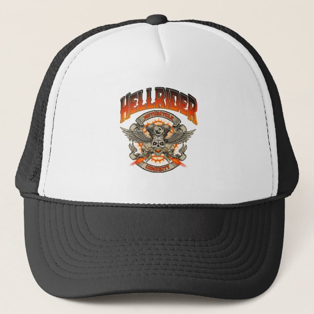 Gorra De Camionero Comunidad Hellrider (Anverso)