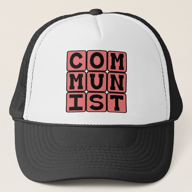 Gorra De Camionero Comunista, Practicers del comunismo (Anverso)