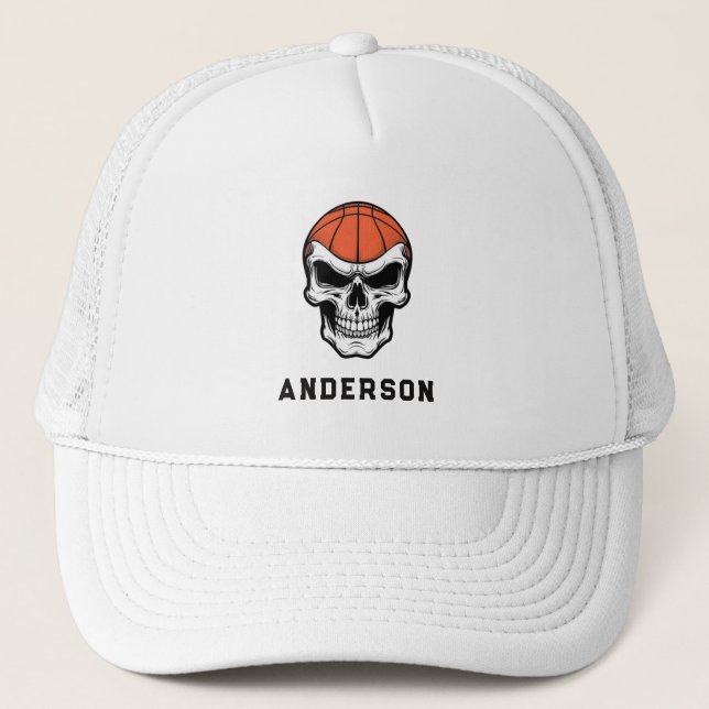 Gorra de camionero con alas de baloncesto personal (Anverso)