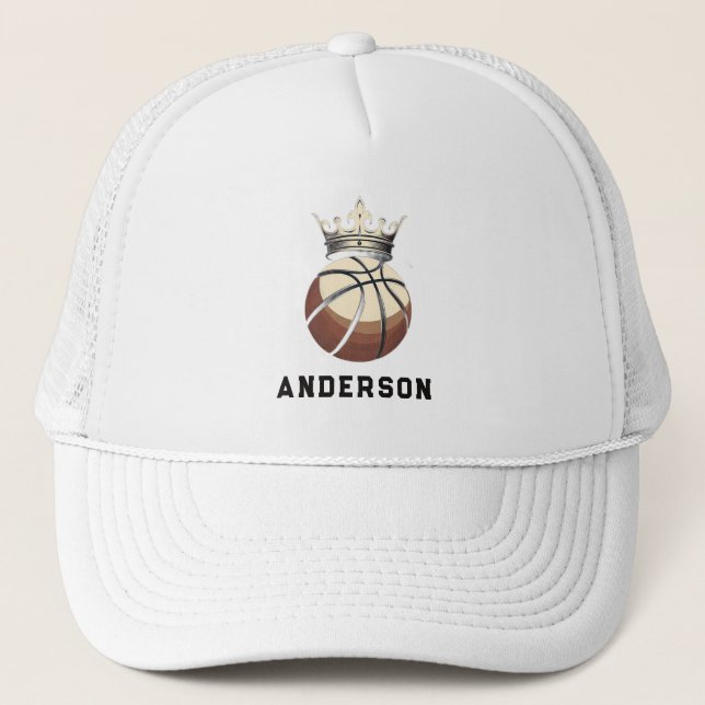 Gorra de camionero con alas de baloncesto personal (Anverso)