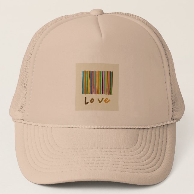 Gorra de camionero con "amor" (Anverso)