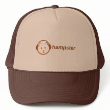 Gorra de camionero con auriculares de hámster dive