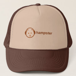 Gorra de camionero con auriculares de hámster dive