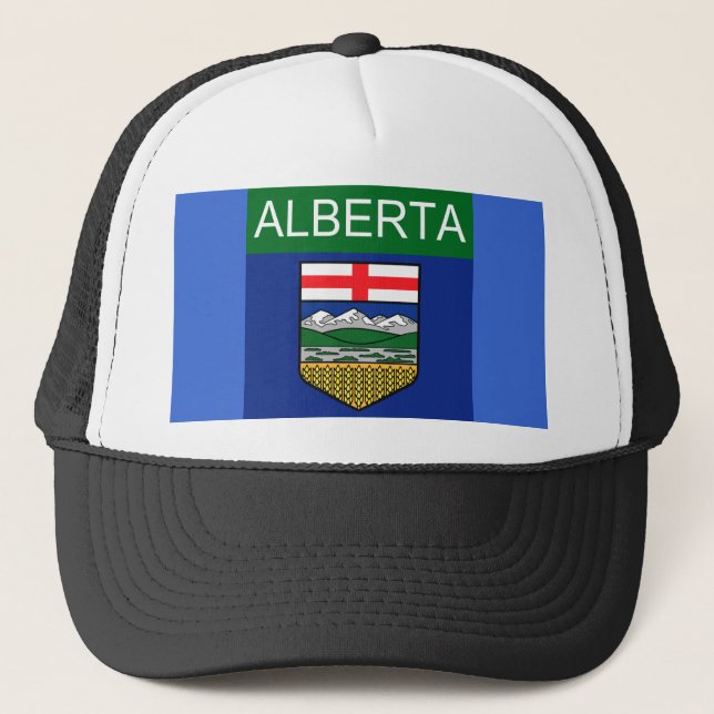 Gorra de camionero con bandera de Alberta (Anverso)