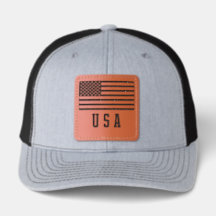 Gorra de camionero con bandera de EE. UU., gorra p