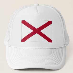 Gorra de camionero con bandera del estado de Alaba