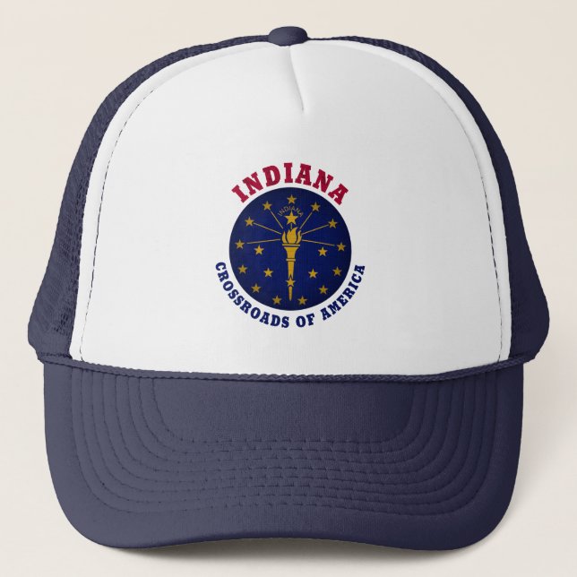 GORRA DE CAMIONERO CON BANDERA DEL ESTADO DE CRUCE (Anverso)