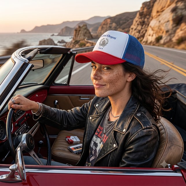 Gorra de camionero con cresta de gato francesa vin (Subido por el creador)