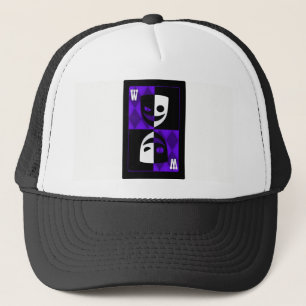 Gorra de camionero con diamantes de póquer comodín