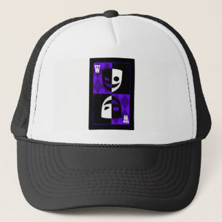 Gorra de camionero con diamantes de póquer comodín