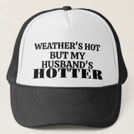 Gorra de camionero con 'El clima está caliente per
