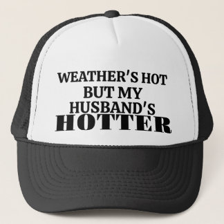 Gorra de camionero con 'El clima está caliente per