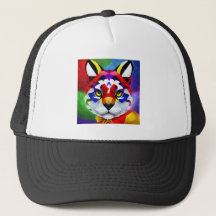 Gorra de camionero con el gato de Alexander