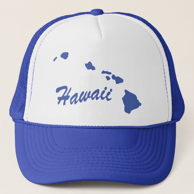 Gorra de camionero con forma del estado de Hawái (Anverso)